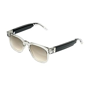 FAUNA Bluetooth Audio Smart Sunglasses – Exceptional Open-Ear Audio with Charging Case – Tinted Lenses