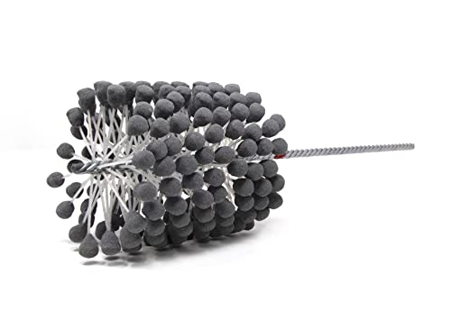 Image of Brush Research GBD612120Z25 FLEX-HONE, 6-1 /2 inch (165mm) Diameter, 120 Grit, Zirconia Alumina #1525, for Low Carbon to Medium Carbon Steels, Stainless Steel and Cast Iron