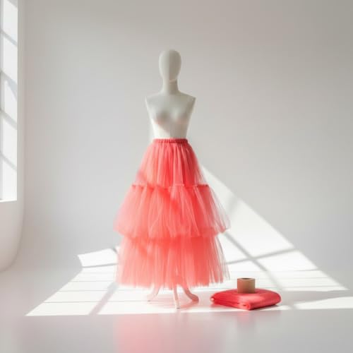 AK TRADING CO. 54" x 40 Yards IFR Tulle Fabric Bolt for Weddings, Decorations, Arts & Crafts, DIY Tutu Skirts & Costumes - Coral by AK TRADING CO. - Used condition - Image 3
