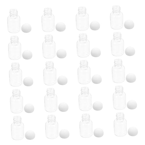 Ciieeo 20 Botellas De Distribución De Líquidos Contenedores De Viaje para Líquidos Frascos Decorativos Tarro De Azúcar Botella De Loción De Tamaño De Viaje Tarro De