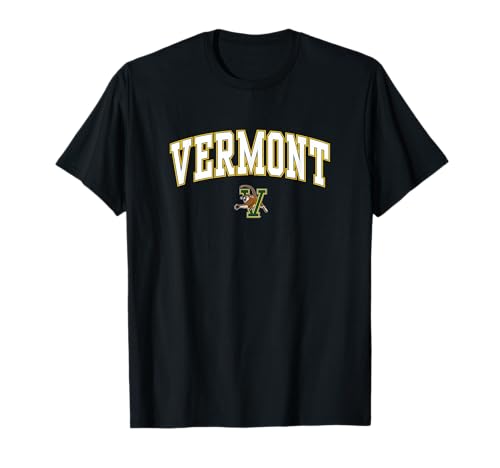Vermont Catamounts Arch Over Black T-Shirt