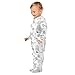 Emelivor Western Cowgirl Ribbon Baby One-Piece Newborn Pajamas Footie Long Sleeve Romper Pjs for Boy Girl Kids
