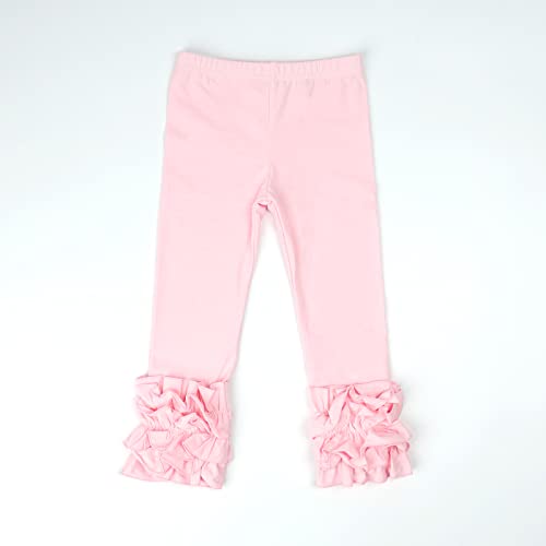 Image of HOOLCHEAN Baby Toddler and Little Girls Cotton Ruffle Leggings