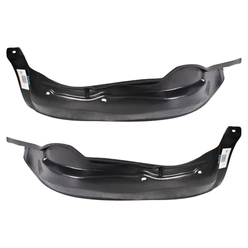 Image of TRQ Front Inner Fender Liner Set Compatible with 2000-2005 Cadillac DeVille GM1248166 GM1249166
