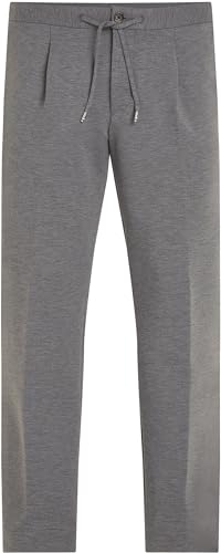 Tommy Hilfiger Herren Stoffhose Denton Straight Fit, Grau (Light Grey Heather), 34W/32L – Ansicht 5