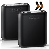 2PCS Rechargeable Batteries 5V 5000mAh for Heated Socks, 4 Heating Settings Large Capacity Replacement Li-Polymer Battery