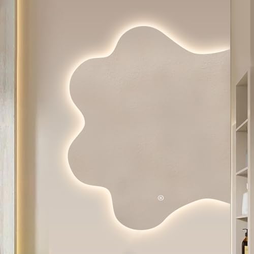 Miroir décoratif suspendu avec LED et fonction de gradation pour dressing - 2