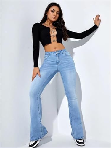 High Waist Stretch Butt Lifting Jeans, Bootcut Casual Denim Pants, Butt Lifting Skinny Jeans for Women2