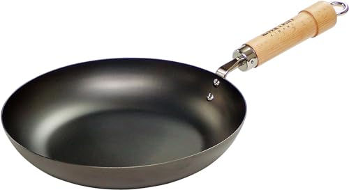 River Light Iron Frying Pan Extreme Japan 11.0 inches (28 cm) Induction Compatible Made in Japan Wok