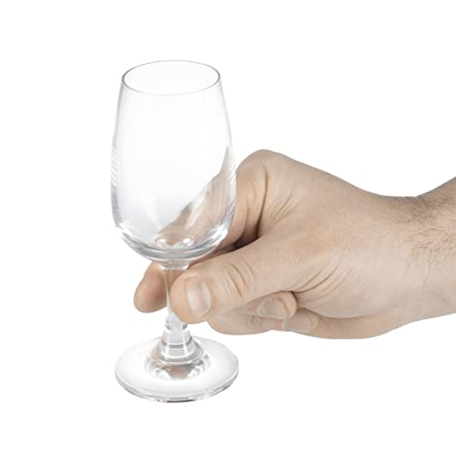 Foto von Olympia Bar Collection Crystal Port-, Likör- oder Sherrygläser 120 ml/4,25 oz (6er-Pack), transparent, Dessertweingläser – professionelle Bar, Restaurant oder Heimgebrauch, GF737