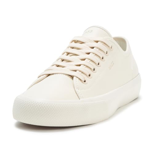 Image of BOSS Men's Aiden Logo Block Leather Low Top Sneakers