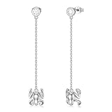 Frog Ear Cuff 925 Sterling Silver 3D Frog Earrings Frog Jewelry for Women Girls Valentine'S Day Chri