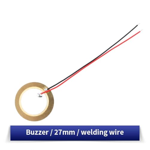 Cerámica piezoeléctrica de oblea de 35mm y cable de 12mm para proyectos de sonido y robótica 7