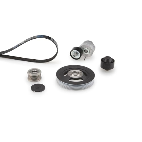 Jeu de courroies GATES K386PK1708 en caoutchouc pour Citroën Berlingo