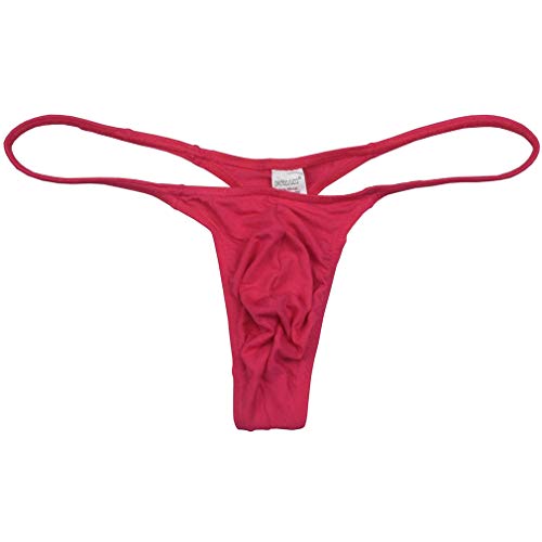 OROCOJUCO Men Modal Bulge Thong Underwear Male Slim Pouch T-back String Tangas2