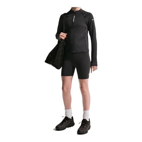 Image of Nike Pro Dri-FIT Older Girls Half Zip Long Sleeve Top IF1750