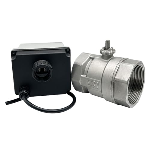 Válvula motorizada de acero inoxidable DN40 de 220V con control de 3 cables de alta resistencia 4