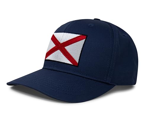 Image of International Tie State Hat for Men and Women, Adjustable Snapback Trucker Baseball Cap with Embroidered Patch