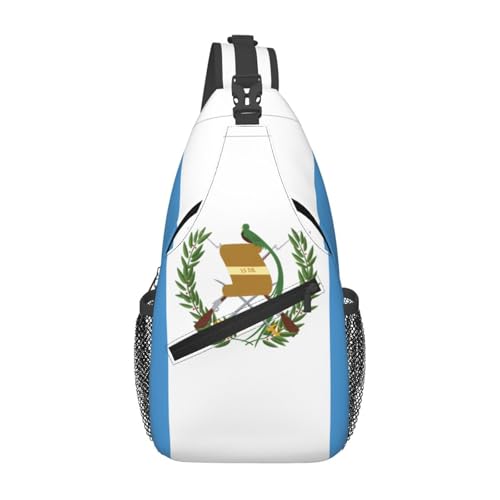 Mochila unisex con diseño bandera Guatemala alta capacidad