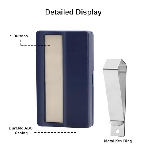 433,92MHz Funkfernbedienung für Garagentoröffner, kompatibel mit Chamberlain LiftMaster 4335E,Handsender Telecommand passend für 4330E, 4332E,4333E,4335E (blau, 2 Stück)