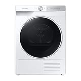 Samsung DV91T7240WH/S2 Wärmepumpentrockner, 9 kg, Simple Control-Bedienkonzept, Knitterschutz, Optimal Dry, Komfort 2-in-1-Filter, Super Kurz ‘35, Weiß