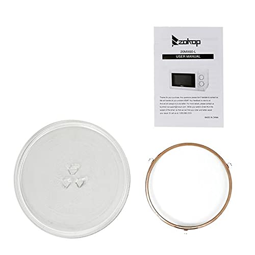 Zokop 20Mx60-L/White 20L/0.7Cuft Conventional Microwave Oven Mechanical Knob/Button Door Switch #TOP7