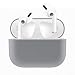 Produktbild Aimtel Silikon Hülle Kompatibel mit AirPods Pro Hülle, Zweiteilig und Front LED Sichtbar Hülle für AirPods Pro Ladecase,Unterstützt Kabelloses Aufladen, Volle Schutzhülle für AirPods Pro(Grau)
