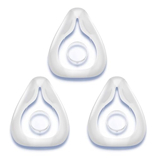 Image of 3-Pack Replacement Cushion for ResMed AirFit F20 Large, Compatible with Original Airfit F20 Frame, Covers Nose and Mouth, Reliable Seal & Perfect Fit