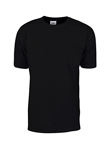 Shaka Wear Men's T Shirt – Max Heavyweight Cotton Short Sleeve Crew Neck Plain Tee Top Tshirts Regular Big Tall Size S-7XL