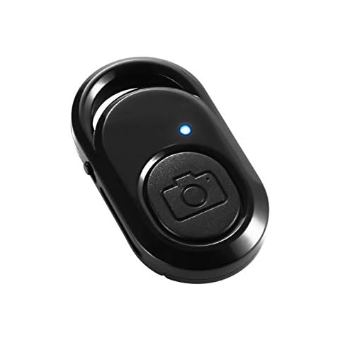 HITSLAM Bluetooth Remote Control, Camera Shutter with Bluetooth Wireless Technology, Compatible with iPhone/Samsung/HUAWEI/BLU/Motorola (iOS and Android), Wrist Strap Included Cover
