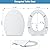 Elongated Toilet Seat, Soft Close Toilet Seat, Quick Release Hinges,One Button for Easy Cleaning, Slow Close Plastic Toilet Seats and Cover,Easy Installation Never Loosen Hinge White Toilet Lid