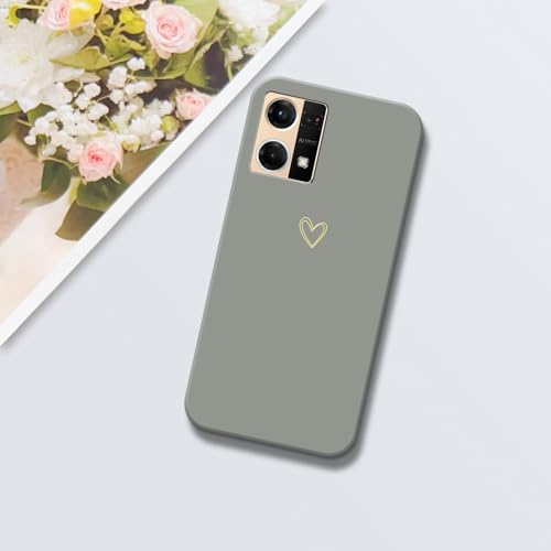 Image of COLORflow Back Cover Compatible with Oppo F21 Pro 4G / F21s Pro 4G | Heart Notes Color Customized Back Cover Compatible with Oppo F21 Pro 4G / F21s Pro 4G