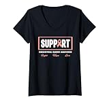 Photo Gallery donna supporta il cancro endometriale - consapevolezza del cancro endometriale maglietta con collo a v Photo Gallery donna supporta il cancro endometriale - consapevolezza del cancro endometriale maglietta con collo a v