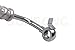 Sunsong 3401197 Power Steering Pressure Line Hose Assembly