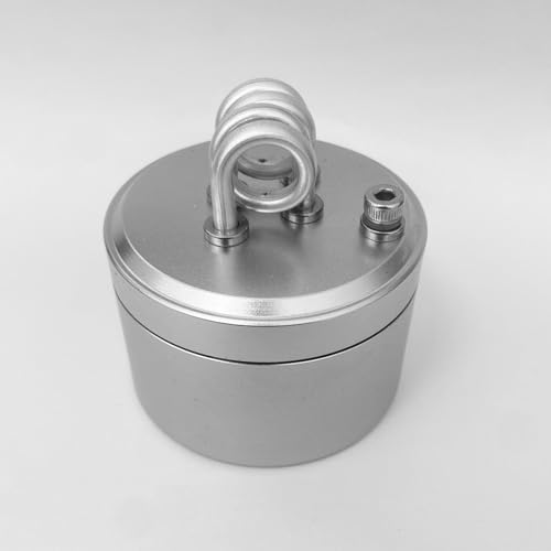 Réchaud à alcool léger en alliage d'aluminium avec support de cuisson