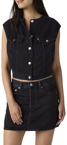 Chaleco Levi's sin cuello para mujer que soluciona looks aburridos y pesados
