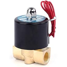 SNS 3/8 "NPT DC12V صمام الملف اللولبي الكهربائي النحاسي مغلق بشكل طبيعي ، الهواء ، الديزل 2W040-N10 / DC12V