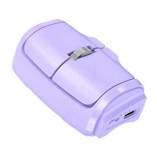Ratón inalámbrico portátil dual Bluetooth y 2.4G con modo horizontal y vertical 4