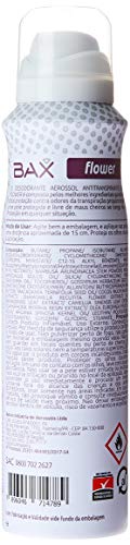 Desodorante Aerosol Bax Antitranspirante Flower 150Ml, Cless Comercio De Cosmeticos