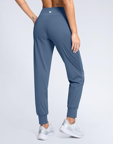 Image of SANTINY Women's Joggers Pants with Pockets Lightweight High Waisted Athletic Gym Workout Pants for Women Yoga Travel