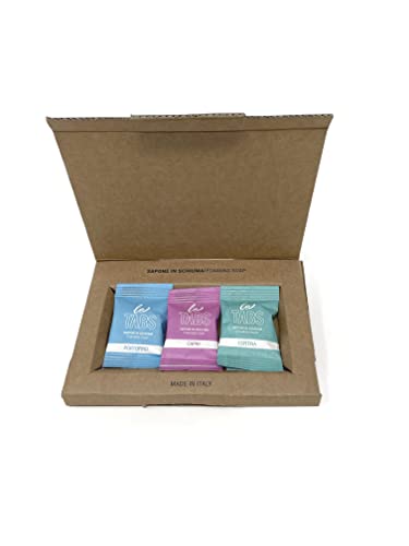 Letabs - Sapone Ecologico Solubile - Set 3 Pastiglie Da 350Ml - Profumazione Mista - Made In Italy - Prodotto Che Rispetta L'Ambiente