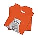 Lama Cat Inner Peace Loading T-Shirt Design | Grumpy Cat | Yoga Shirt | Men and Women | Sarcastic Mindfulness Gift | IPL-BW Orange