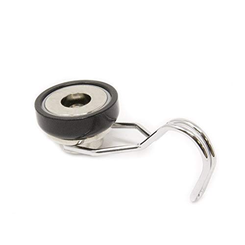 FIRST4MAGNETS Black Swivel Hook for Holding Rope Wires and Clothing - 25mm Dia - Pack of 4, 25mm Diameter - Image 2