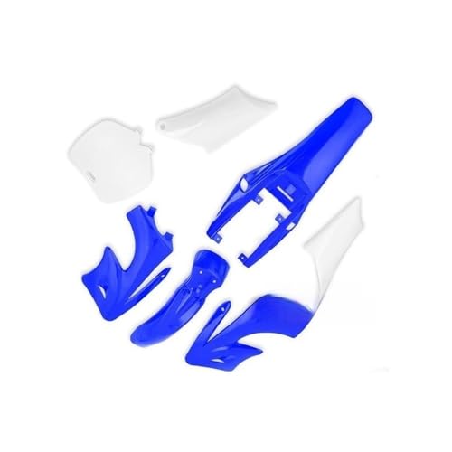 Kit carénage plastique pour mini moto 47cc 49cc bleu 7 pièces de réparation