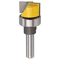 Saipor 8mm Schaft Bündigfräser Kugellager Oben Bodenreinigung Holz Fräser Planfräser Hobelfräser Reinigungsfräser Bottom Bearing Flush Router Bit Oberfräser Fräser für Holzbearbeitung Fräswerkzeuge