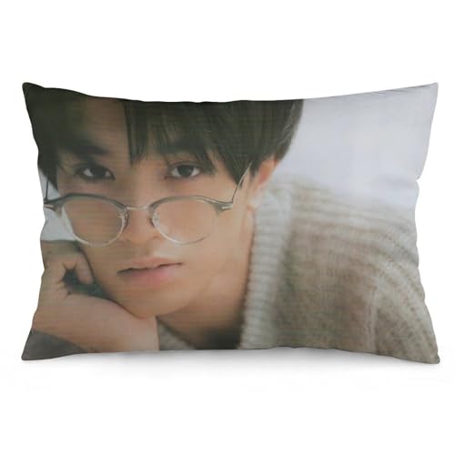 中島健人4 枕カバー ロング枕カバー 両面印刷 柔らかく生地 横寝用抱き枕 向き寝 室内装飾 16 "x24 "