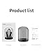 LKTOP Mini 5 Pro/4 Pro/3 Pro/3 Drone Display Stand for DJI Mini 5/4/3 Series Accessories, Glass Holder Base Dome Dustproof Cover for Storage/Collection/Gift/Home Decoration, No Charging Function (Gray)