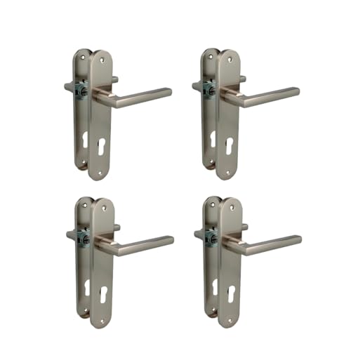 Amig - Pack de 4 Manillas con placa Mod. MAI PB85