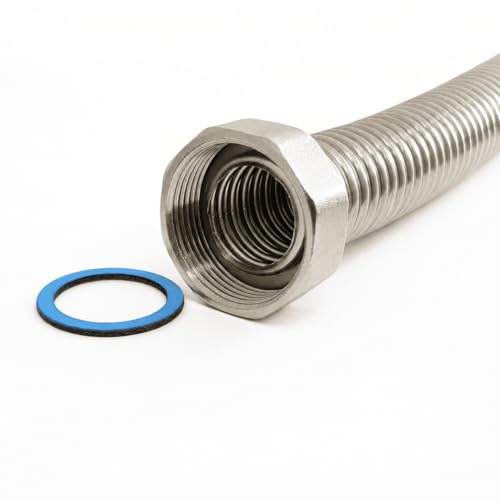 Tubo corrugato in acciaio inox da 1", tubo flessibile corazzato DN20, 4000