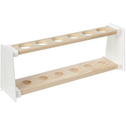 WOODEN TEST TUBE STAND RACK 6 HOLE ALL 32MM Cover